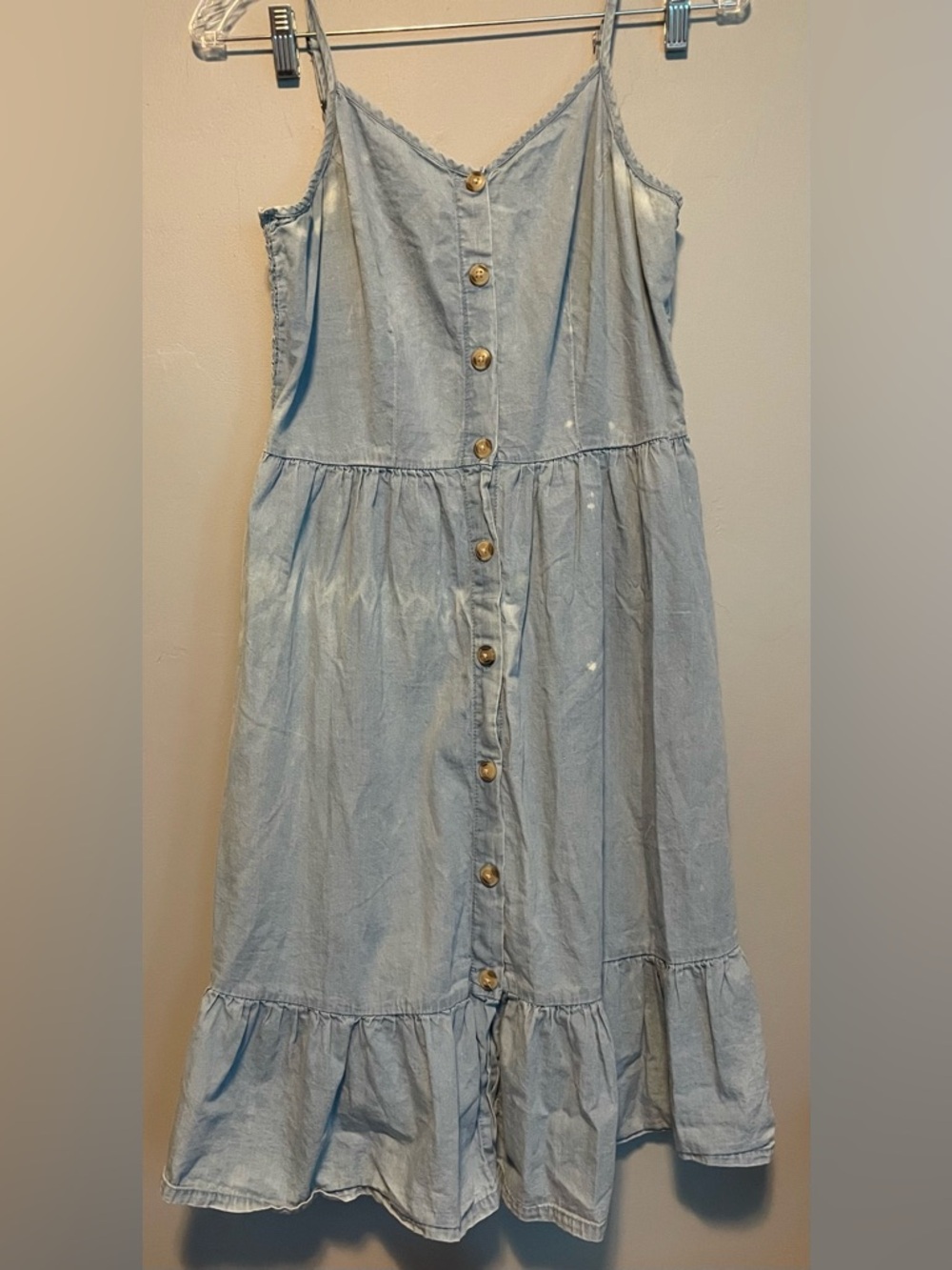 Japna Light Blue Cotton Dress